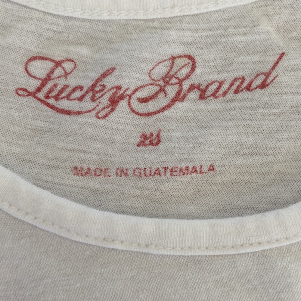 LUCKY BRAND Racer Back Tank Top Sz XS - Picture 3 of 4